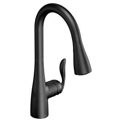 Moen Arbor Motionsense Wave Touchless Pull Down Kitchen Faucet - Single Handle - 1.5 GPM in Matte Black