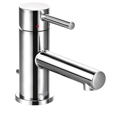 Moen Align Low Profile Single Hole Bathroom Sink Faucet - Single Handle - 1.2 GPM in Chrome