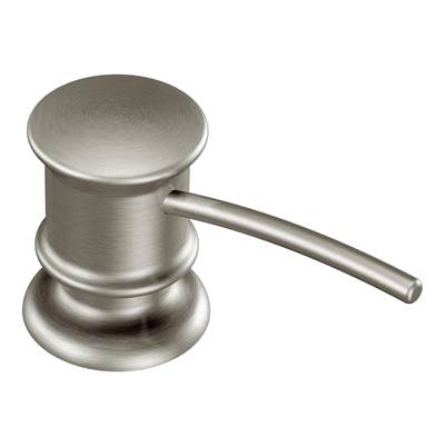 Moen Kitchen Soap Dispenser Deck-Mounted - Above Sink Refillable Bottle in Spot Resist Stainless