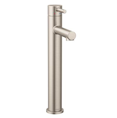 Moen Align Single Hole Bathroom Faucet - One Handle - Vessel - 1.2 GPM in Brushed Nickel