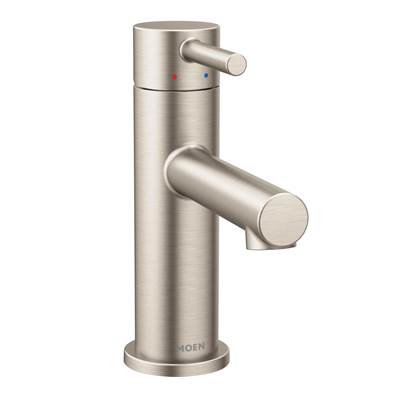 Moen Align Single Hole Bathroom Sink Faucet - Single Handle - 1.2 GPM in Brushed Nickel