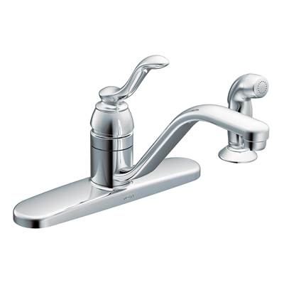 Moen Banbury Single Hole Kitchen Faucet - One Handle - 1.5 GPM in Chrome