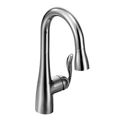 Moen Arbor Bar Sink Faucet - One-Handle High Arc Pull-Down - 1.5 GPM in Chrome