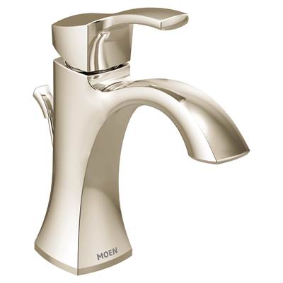 Moen Voss Single Handle Bathroom Faucet - 1.2 GPM in Polished Nickel