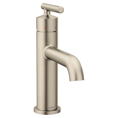 Moen Gibson Single Hole Bathroom Sink Faucet - Single Handle - 1.2 GPM in Brushed Nickel