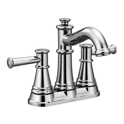 Moen Belfield Two-Handle Centerset Bathroom Faucet - 1.2 GPM in Chrome