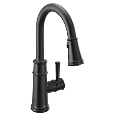 Moen Belfield Pull Down Kitchen Faucet - Single Handle - 1.5 GPM in Matte Black