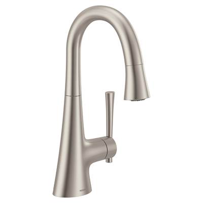 Moen Kurv Bar Sink Faucet - One-Handle High Arc - 1.5 GPM in Spot Resist Stainless