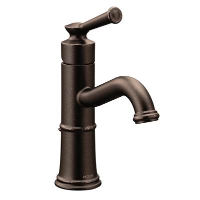 Moen Belfield Single Hole Bathroom Faucet - Single Handle - 1.2 GPM in Oil Rubbed Bronze