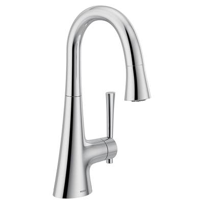 Moen Kurv Bar Sink Faucet - One-Handle High Arc - 1.5 GPM in Chrome