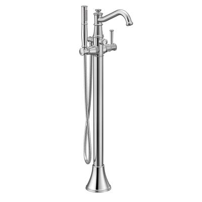 Moen Belfield One-Handle Floor Mount Tub Filler - Handshower - 1.75 GPM in Chrome