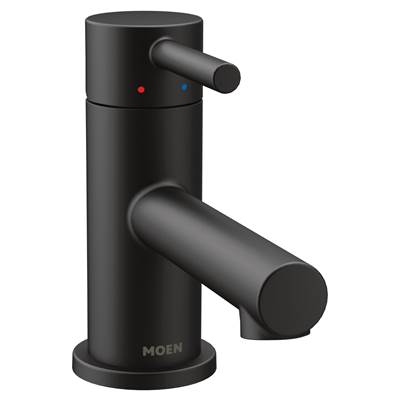 Moen Align Single Hole Bathroom Faucet - One Handle - Low Profile - 1.2 GPM in Matte Black