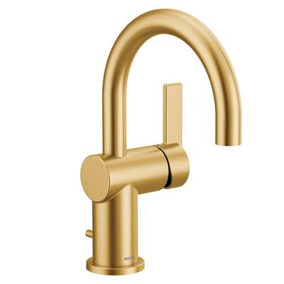 Moen Cia Single Handle Bathroom Faucet - 1.2 GPM in Brushed Gold