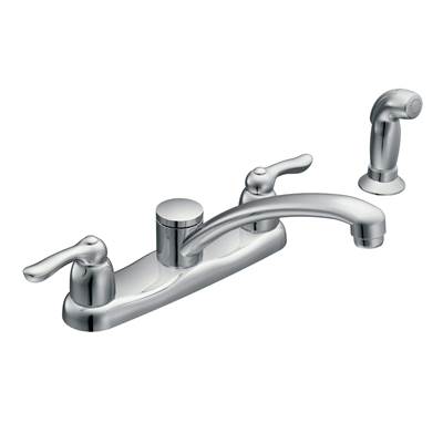 Moen Chateau Two-Handle Kitchen Faucet - 1.5 GPM in Chrome