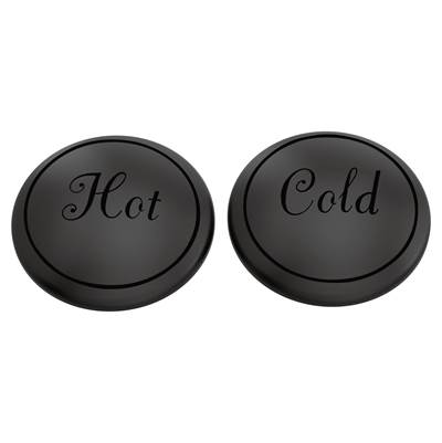 Moen Weymouth Handle Caps in Matte Black