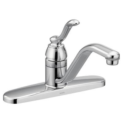Moen Banbury Single Hole Kitchen Faucet - One Handle - 1.5 GPM in Chrome