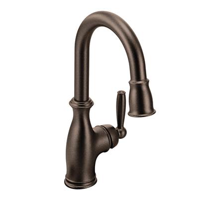 Moen Brantford Bar Sink Faucet - One-Handle High Arc Pull-Down - 1.5 GPM in Oil Rubbed Bronze