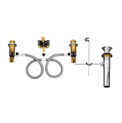 Moen M-Pact Widespread Sink Rough In Valve - Drain Assembly Included