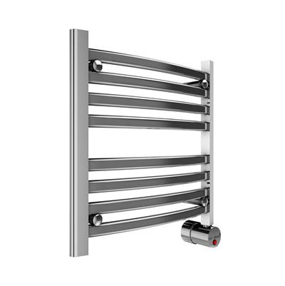 Mr. Steam Broadway Collection 8-Bar Wall-Mounted Electric Towel Warmer - Digital Timer in Polished Chrome