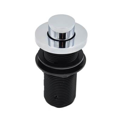 Mountain Plumbing Round Deluxe Raised Waste Disposer Air Switch Button in Light Brushed Bronze