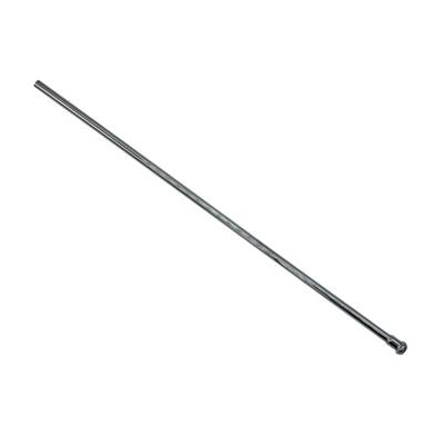 Mountain Plumbing Bull Nose Supply Tube - 20 inch - Metal End Piece in Lacquered Brass