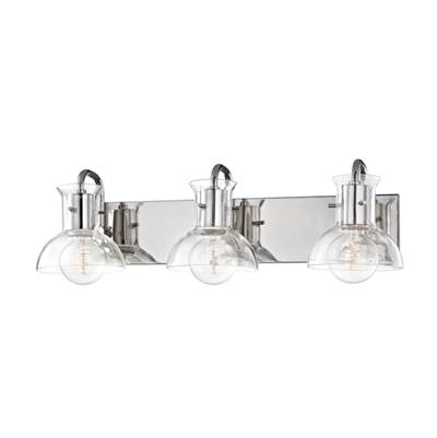 Mitzi Riley 3-Light Vanity Light in Polished Nickel