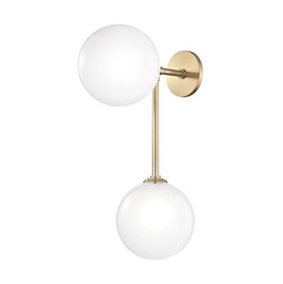 Mitzi Ashleigh Wall Sconce in Aged Brass