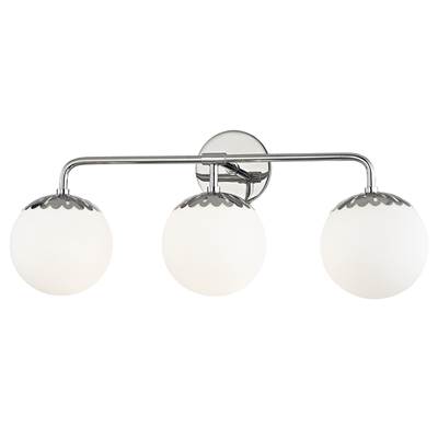Mitzi Paige 3-Light Vanity Light in Polished Nickel