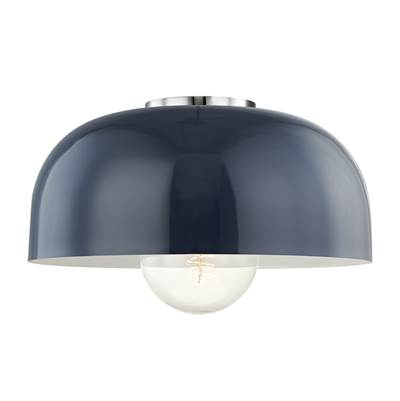 Mitzi Avery Flush Mount Light in Polished Nickel