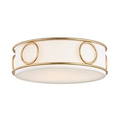 Mitzi Jade Flush Mount Light in Gold Leaf