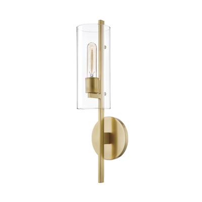 Mitzi Ariel Wall Sconce - One-Light in Aged Brass
