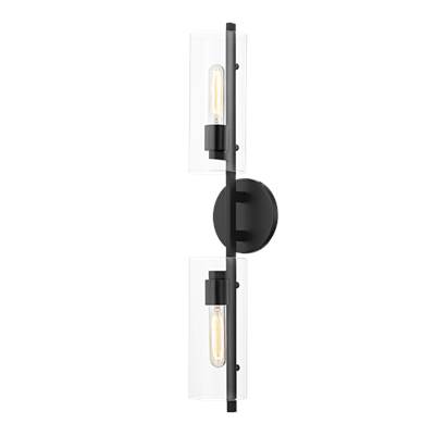 Mitzi Ariel Wall Sconce - Two-Light in Soft Black
