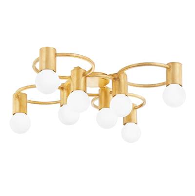 Mitzi Hope Semi Flush in Glass