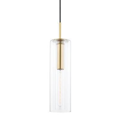Mitzi Belinda Pendant in Aged Brass