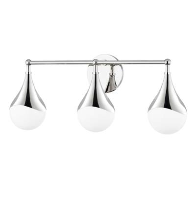 Mitzi Ariana 3-Light Vanity Light in Polished Nickel