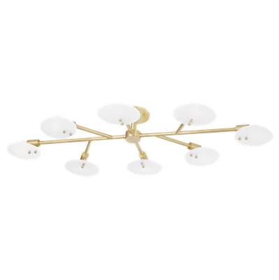 Mitzi Giselle Semi Flush in Aged Brass