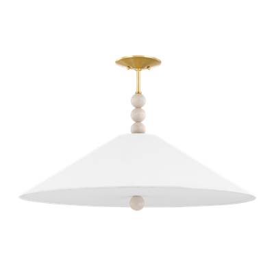 Mitzi Alexis Pendant in Aged Brass