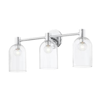 Mitzi Paisley 3-Light Vanity Light in Polished Chrome
