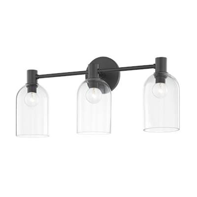 Mitzi Paisley 3-Light Vanity Light in Satin Black