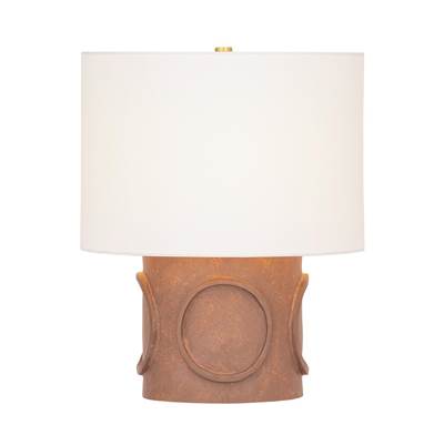 Mitzi Davie Textile Table Lamp in Aged Brass