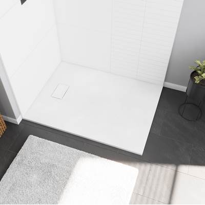 Maax Stonea 48" x 36" Shower Base - Universal - End Drain in White