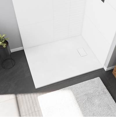 Maax Stonea 48" x 32" Shower Base - Universal - End Drain in White