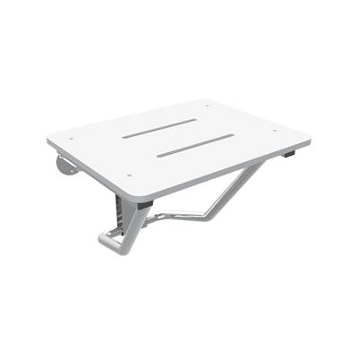 Maax Rectangular Fold-Up Seat - Phenolic - 18 in. x 16 in. in White