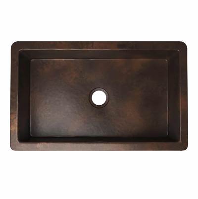 Native Trails Cocina 30" Kitchen Sink in Antique Copper