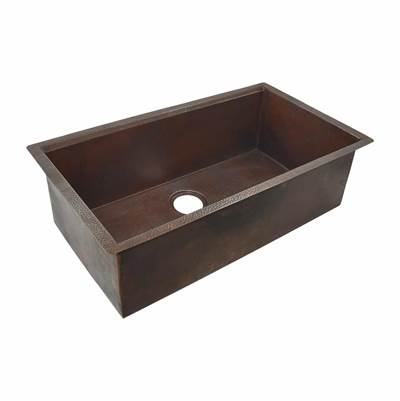 Native Trails Cocina Concierge 33" Kitchen Sink in Antique Copper