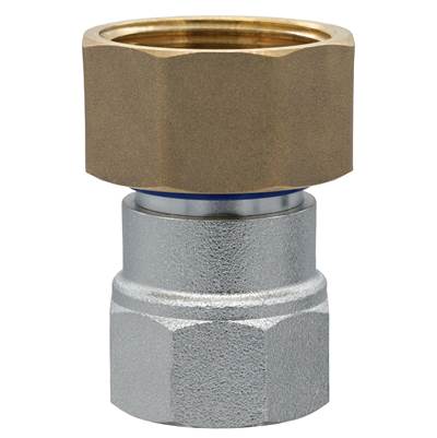 Nibco Dielectric Union - 1-1/2" GFU x FIP in Galvanized Steel and Brass