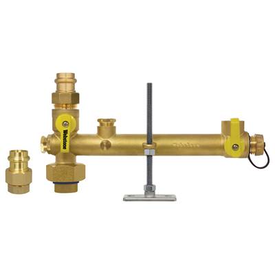 Nibco Lead Free Brass 3/4" Press Connection Water Heater Shutoff and Union Kit
