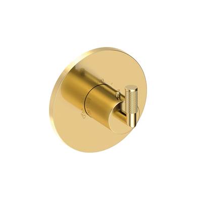 Newport Brass Kimbell 3/4" Round Thermostatic Trim - Single Handle in Forever Brass PVD