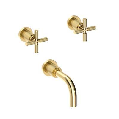 Newport Brass Kimbell Wall Mount Tub Filler in Forever Brass