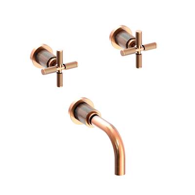 Newport Brass Kimbell Wall Mount Tub Filler in Antique Copper